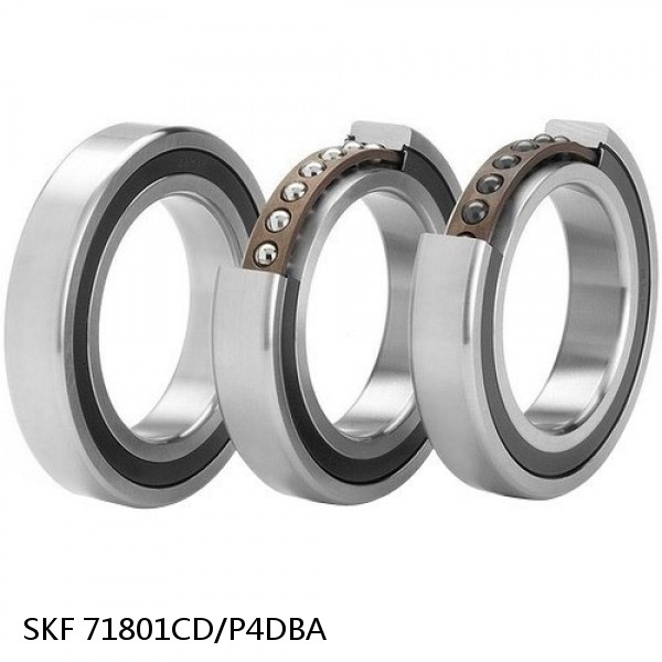 71801CD/P4DBA SKF Super Precision,Super Precision Bearings,Super Precision Angular Contact,71800 Series,15 Degree Contact Angle