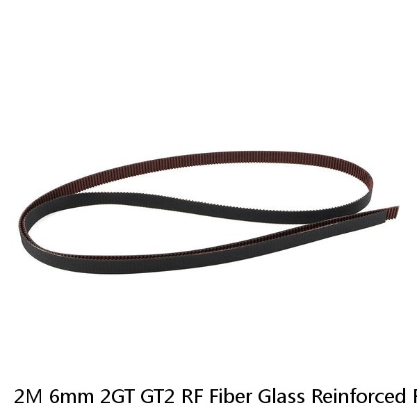 2M 6mm 2GT GT2 RF Fiber Glass Reinforced Rubber Timing Belt for 3D Printer GATES #1 image